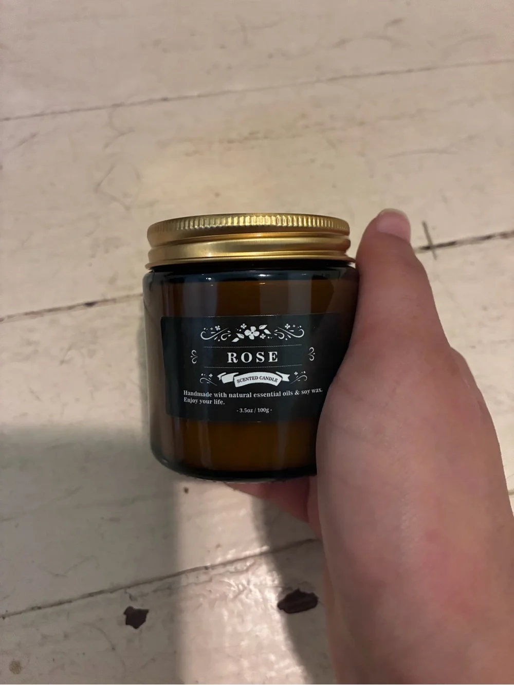 Scented Candle - Handmade Soy Wax Natural Essential Oils